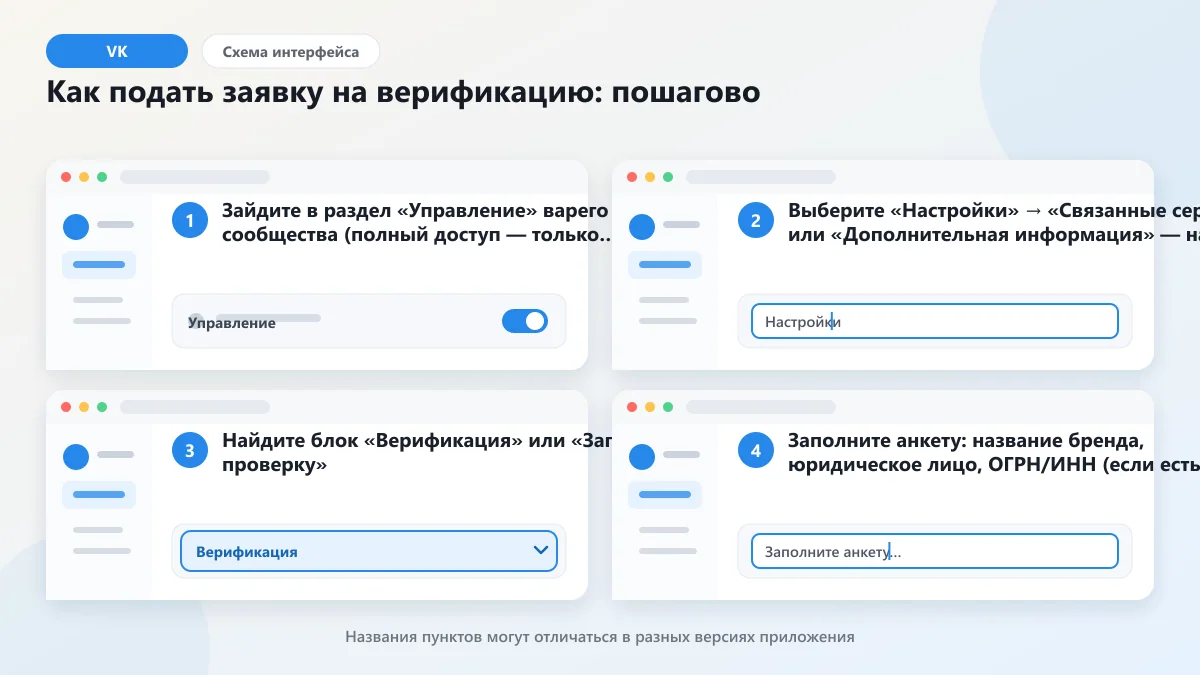 Как получить галочку в ВК: верификация паблика и страницы: наглядная инструкция по шагам