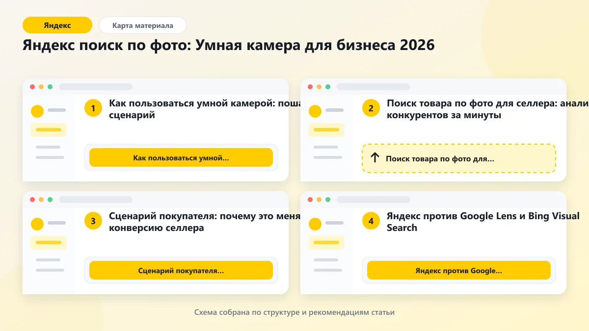 Яндекс поиск по фото: Умная камера для бизнеса 2026: наглядная инструкция по шагам